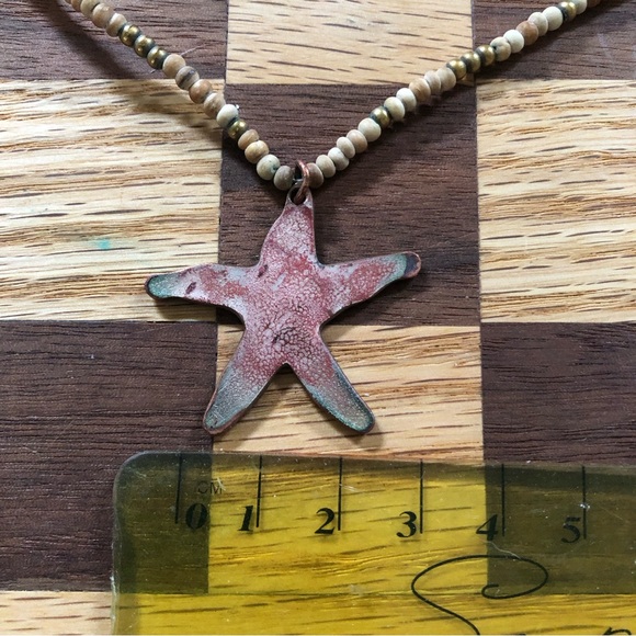Lovely Little Starfish Resin Necklace made by an artist on Vancouver Island - Picture 8 of 9